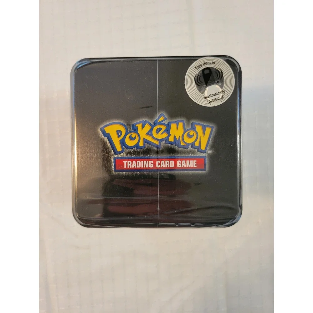 Pokemon TCG Ogerpon Stacking Tin Factory Sealed 3 Booster Packs 2 Sticker Sheets